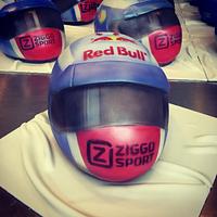 30 Airbrushed Max Verstappen Helmet Cakes made in 4 days...