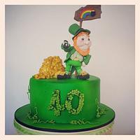 st Patrick's day cake 
