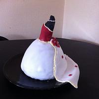 my first attempt at making a doll cake