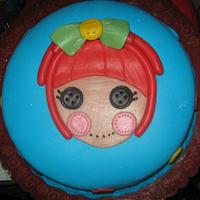 Lalaloopsy themed Cake for my daughter's 9th birthmonth 