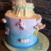 Baby shower cake