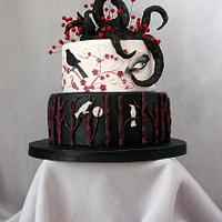 Gothic Wedding cake 