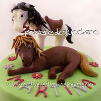 cake horses