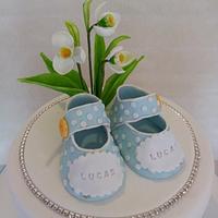 A cake for my little son's walking feet :-) 