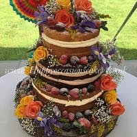 Naked Wedding cake