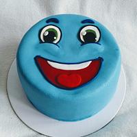 Blue emoticon Blue emoticon