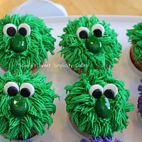 Big Nose Monster Cupcakes