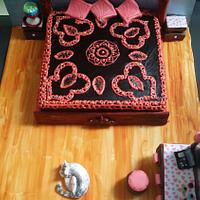 khushi's bedroom cake