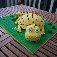 Dinosaur 5th birthday cake - June 2012
