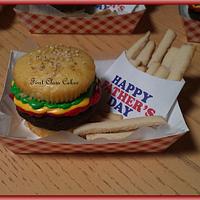 Hamburgers & French Fries Cupcakes