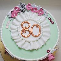 80 cake