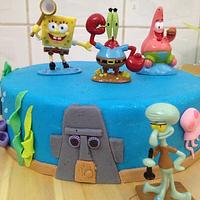 Spongbob cake 