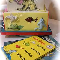 Dr. Seuss 3rd birthday cake