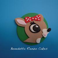 Rudolph and Friends Cupcake Toppers