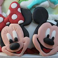 Mickey , Minnie , And Stitch