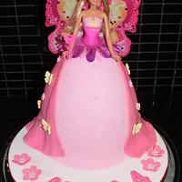 Anna's 4th Birthday Fairy Princess Cake