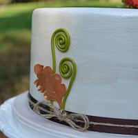 Fall Foliage Cake