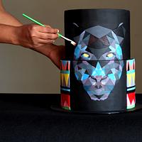 A Black Panther themed Cake! :)
