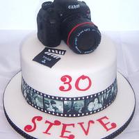 My Brother-in-law's Camera Birthday Cake!