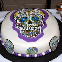 Day of the Dead Groom's Cake