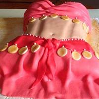 Belly dancer cake