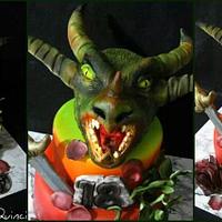 Fantasy Dragon  Cake