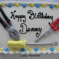 Handyman Birthday Cake